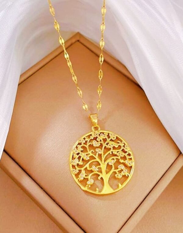Colar Banhado a Ouro 18K - Árvore da Vida