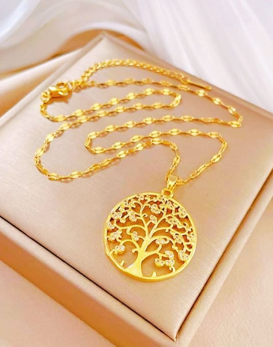 Colar Banhado a Ouro 18K - Árvore da Vida