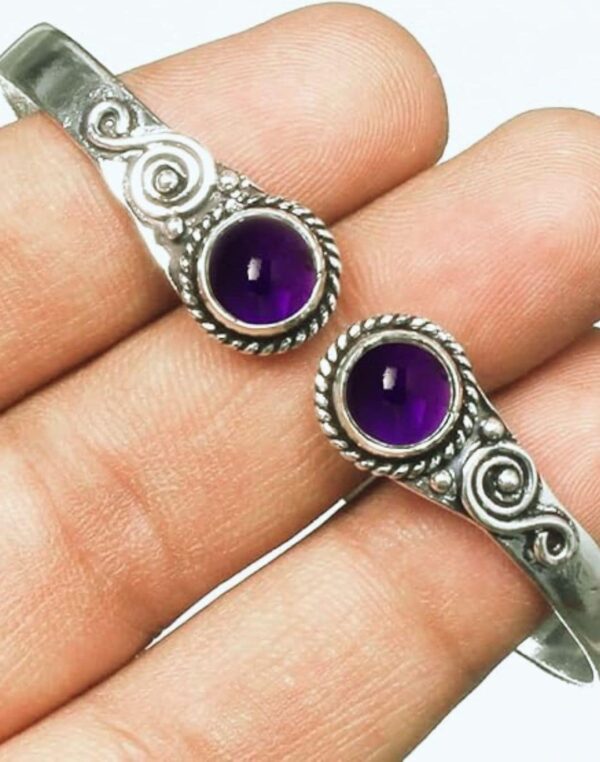 Pulseira de Prata com Cristal para Mulheres