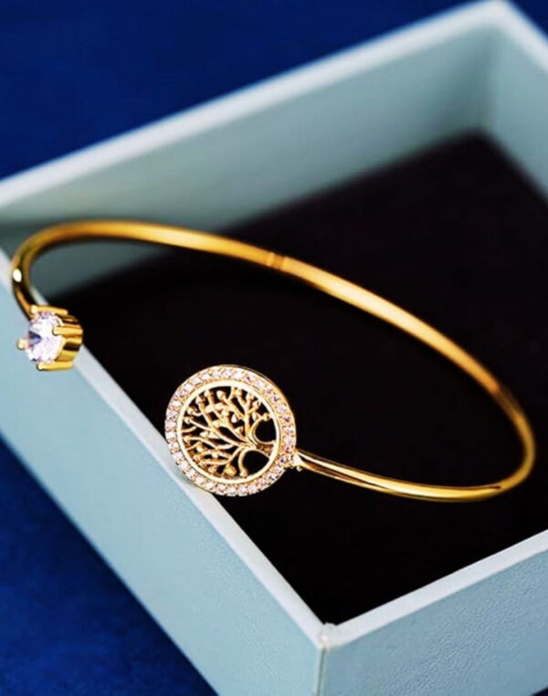 Bracelete Ajustável Delicado Cravejado com Zircônias 18cm