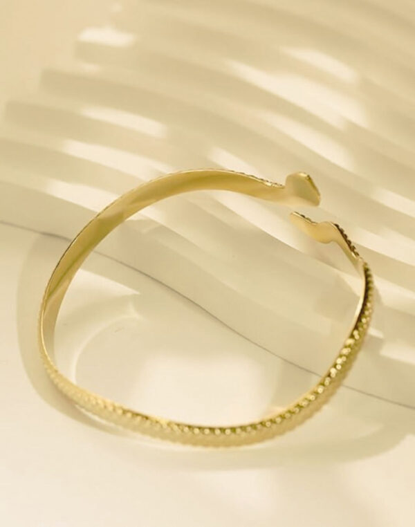 Flora Bracelete Folheado a Ouro 18K Cobra