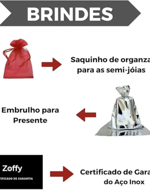Pulseira Dourada Ajustável Estilo Coração em Aço Inox