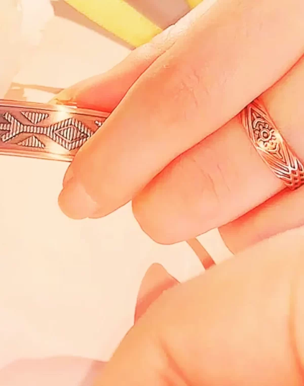 Wollet Conjunto de Joias - Pulseira Magnética de Cobre