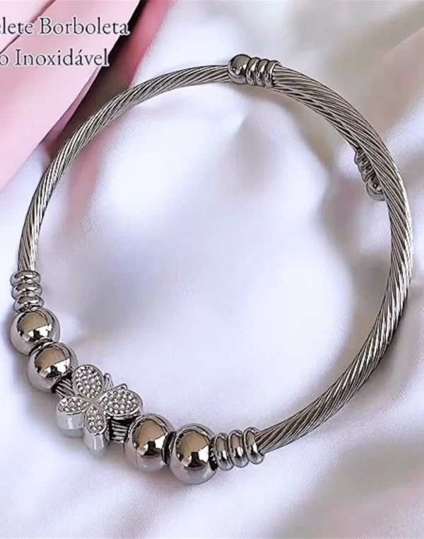 Pulseira Bracelete Feminino Aço inox 316l