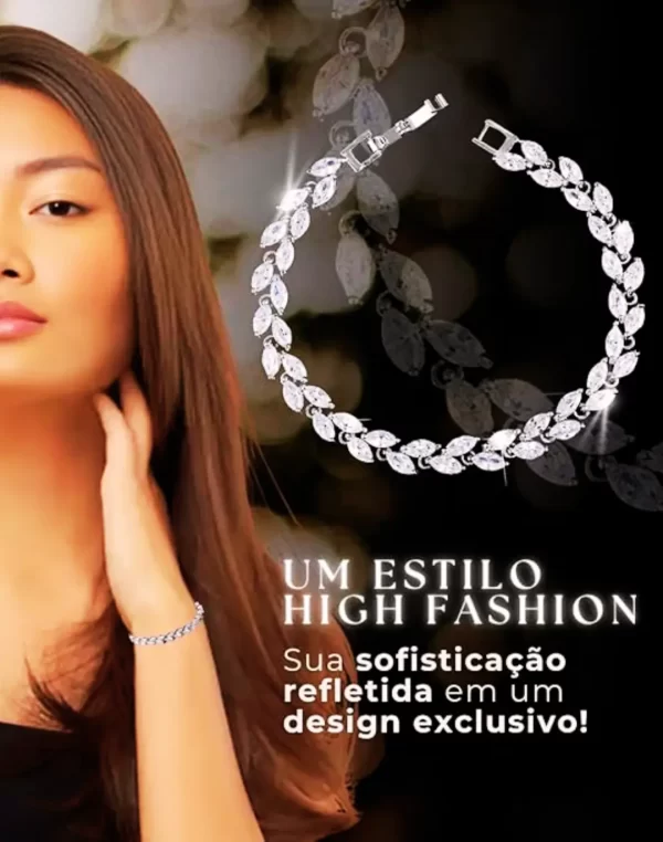 Pulseira Feminina AquaLeaf